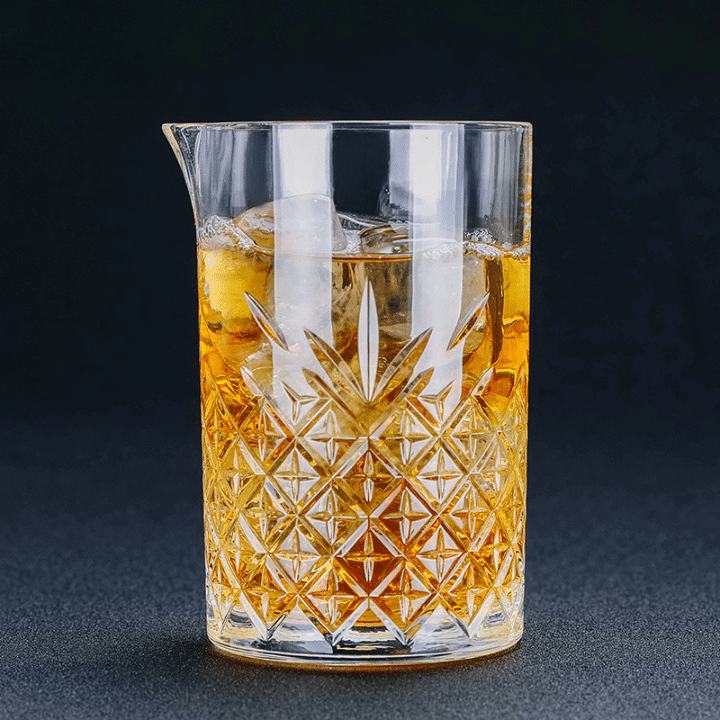 Verre à mélange classique, en situation
