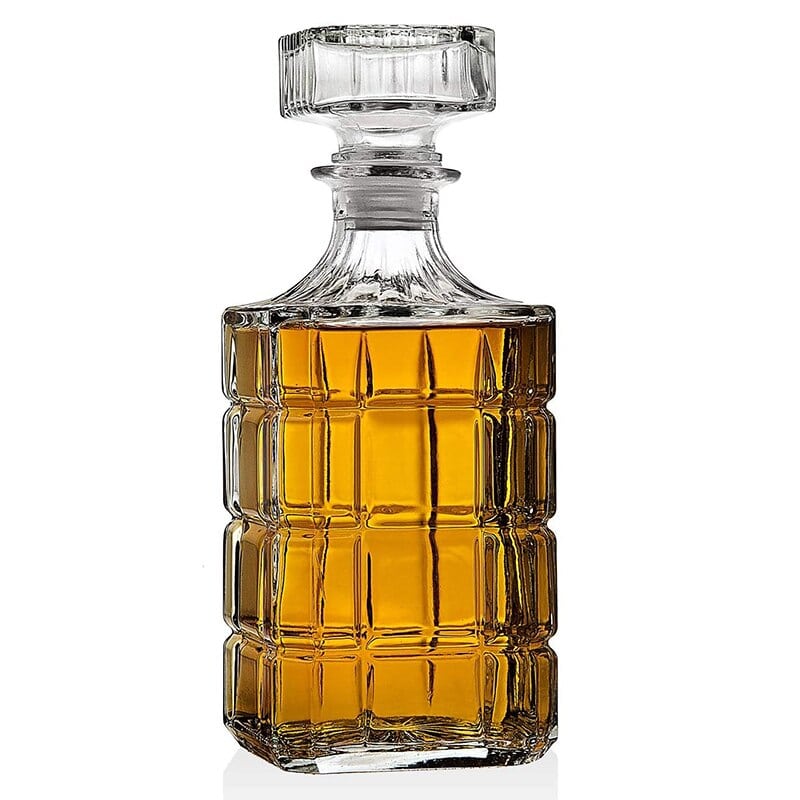 Carafe whisky moderne, vue de face