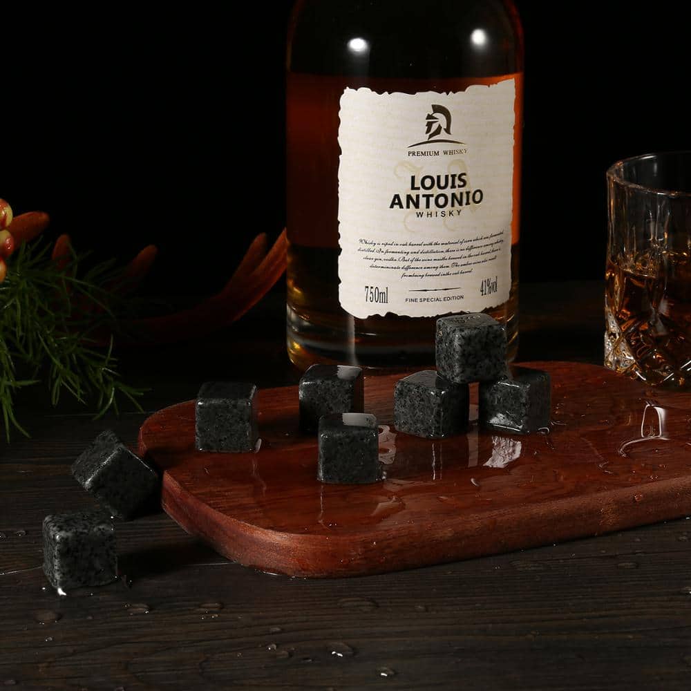 Coffret verre à whisky authentique, vue de dos