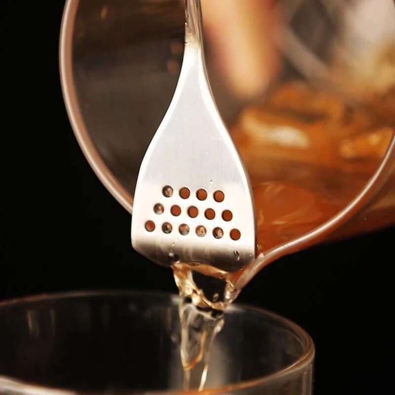 Cuillère à mélange cocktail, détail du design