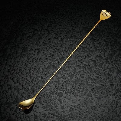 Cuillère à mélange cocktail, autre angle