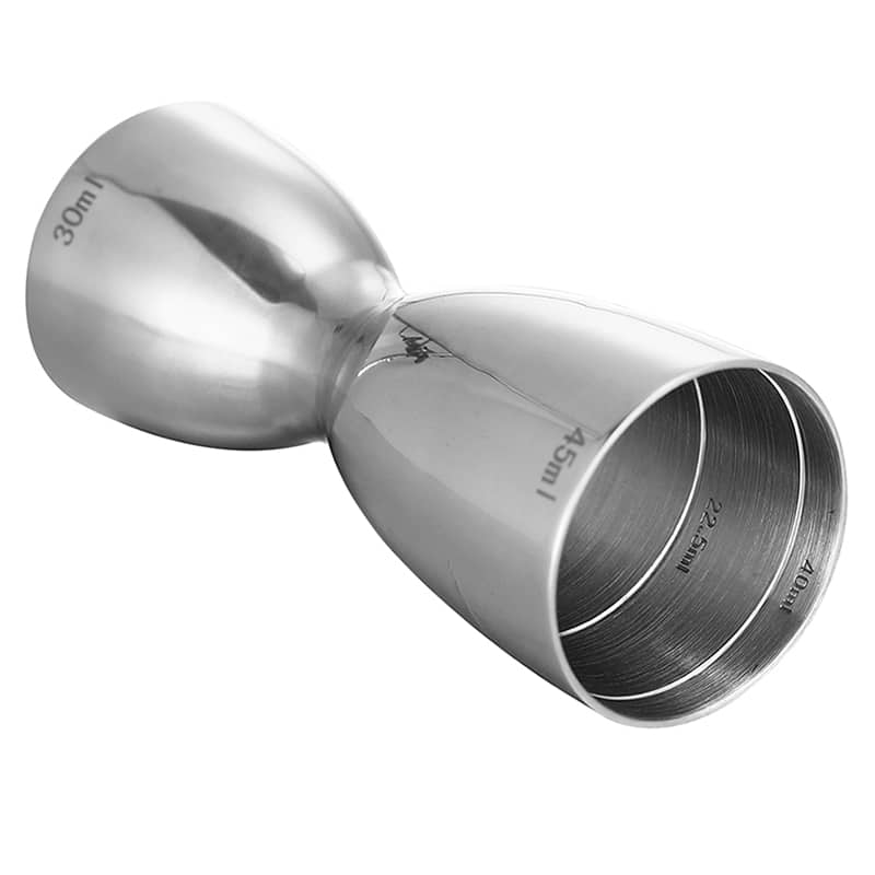 Jigger à cocktail 30-45ml, vue de profil